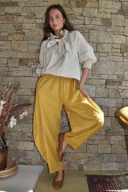 Paloma Classic Barrel Pant Mustard  Pre order 9 days 